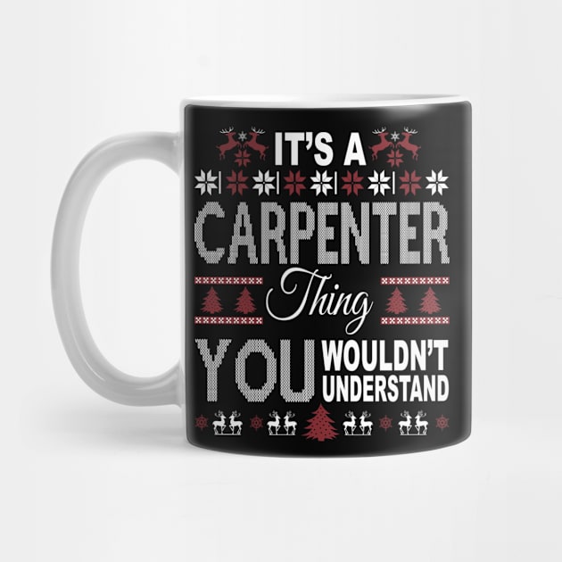 It's CARPENTER Thing You Wouldn't Understand Xmas Family Name by Salimkaxdew